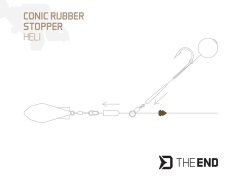 Delphin THE END Heli Stopper ütköző gyöngy / 15 db