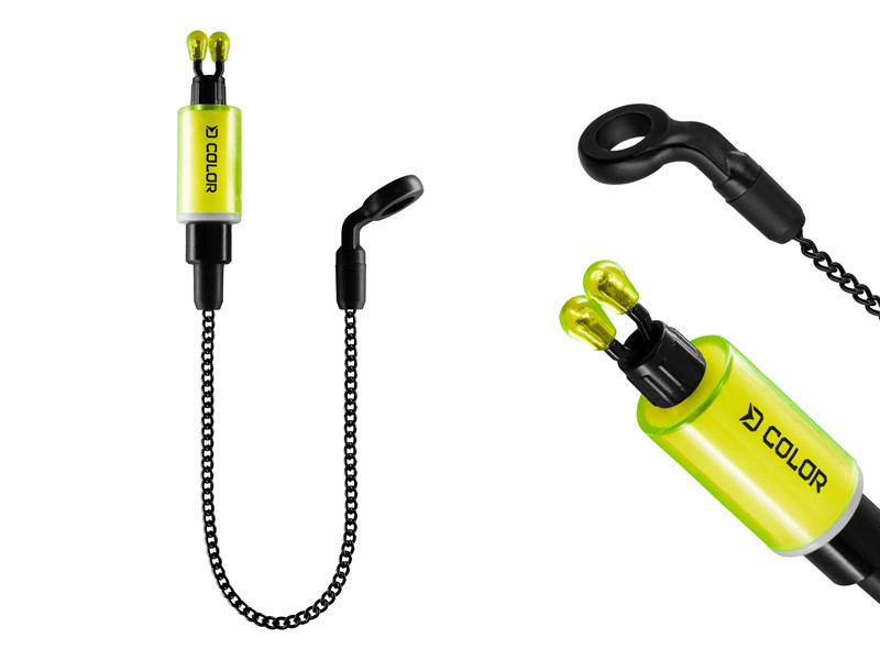 Delphin COLOR láncos kapásjelző szett / 2 db  kék + piros