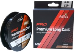 CARP EXPERT PRO PREMIUM LONG CAST SIVÁ MONOFILNÁ ŠNÚRA 600m