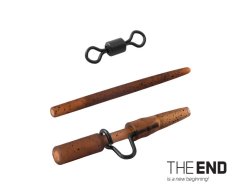 Montáž THE END na olovo heavy-swivel / 5ks Delphin