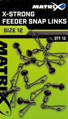 Matrix X-Strong Feeder Bead Snap Links - velikost. 10