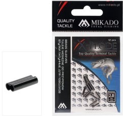 12ks Trubičky Mosadzné Dvojité Mikado 0.8x1.7x8mm
