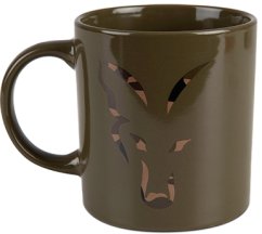 Fox Green & Camo Head Ceramic Mug 350 ml