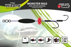 WIZARD MONSTER SURFACE LIVEBAIT DOUBLE MONO RIG