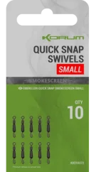 Korum Obratlíky Smokescreen Quick Snap Swivel
