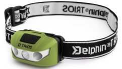 Čelová lampa Delphin TRIOS