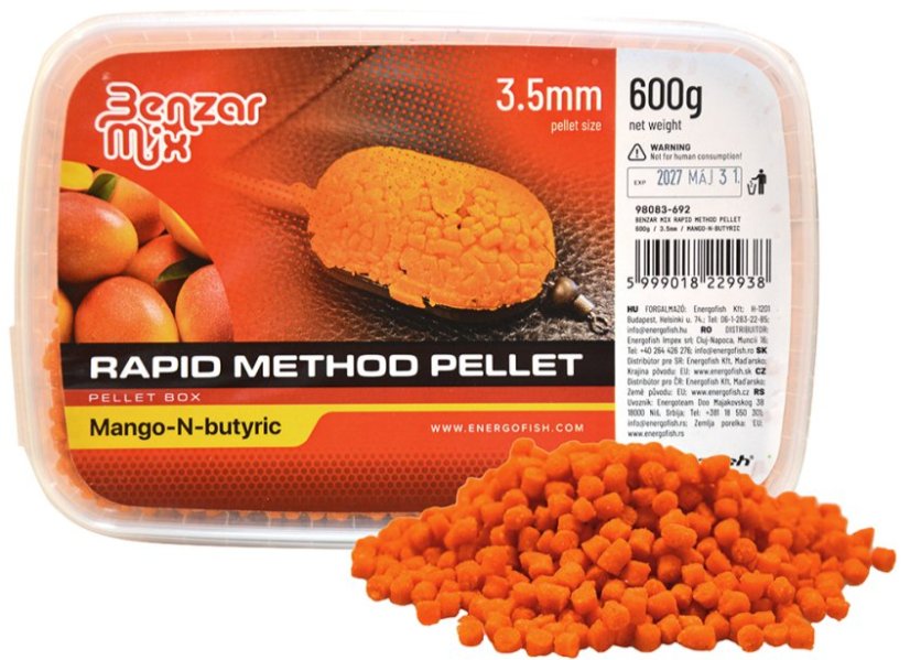 BENZAR RAPID METHOD PELLET 3,5 MM 600g