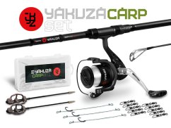 Kaprařský set Delphin YAKUZA 360cm/3lbs/3 díl