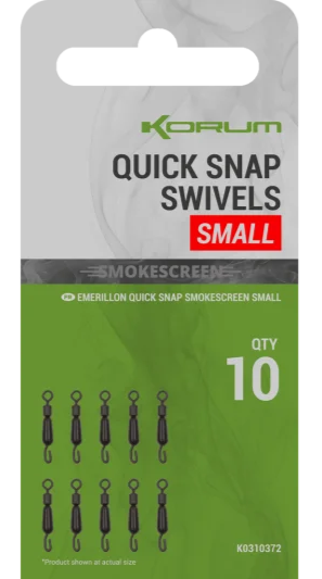 Korum Obratlík Smokescreen Quick Snap Swivel