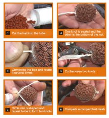 Haldorádó Carp PVA Mesh System 44 mm - PVA sieťka na tube s tĺčikom 5 m