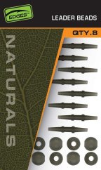 Fox EDGES™ Naturals Leader Bead Kit helikopter szerelékhez 8db