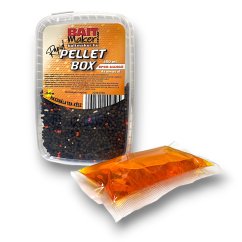 BAIT MAKER Rapid Pellet Box Eper-Mangó aromával 400g+150ml