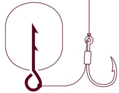 Nástrahový osteň Delphin STINGER / čierny / 10ks