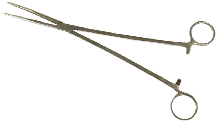 ÉRFOGÓ CSIPESZ 25CM EGYENES