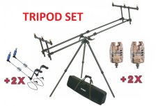 Mivardi Premium Rod Pod Szett + 2x kapásjelző + 2x swinger