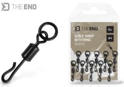 Delphin THE END QuickS gyorskapcsos forgó karikával / 10 db