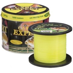 CARP EXPERT VLASEC V PLECHOVEJ DÓZE UV FLUO ŽLTÝ 1000M