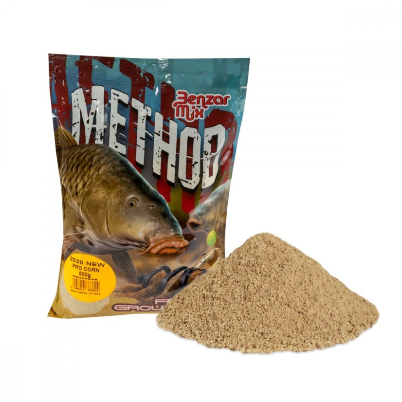 BENZAR MIX SERIA METHOD PRO CORN ETETŐANYAG - 800G - Ízesítés: Vajsav