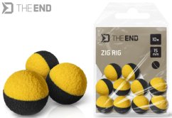 Delphin TheEND ZIG RIG / 10ks čierno-žlté 15 mm