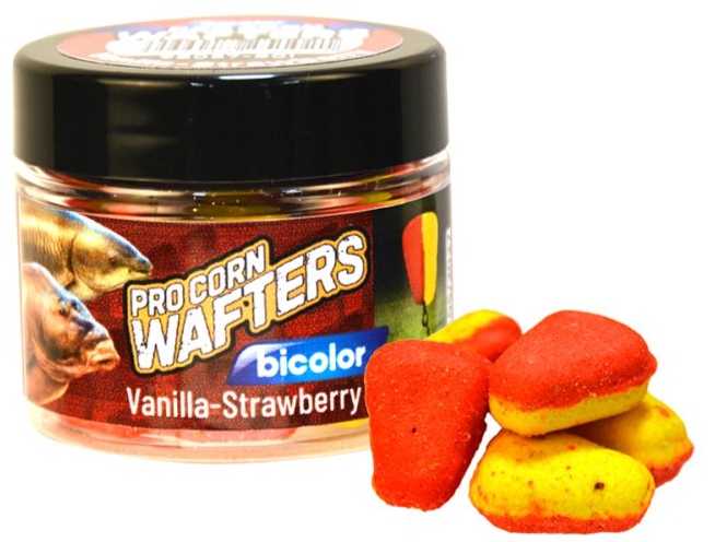 BENZÁR MIX BICOLOR PRO CORN WAFTERS - Ízesítés: Eper - vanília