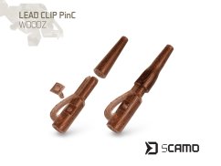 Delphin sCAMO PinC WOODZ ólom tartó kapocs 10 db