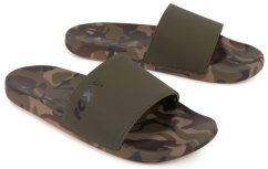 Fox Khaki Camo Sliders papucs
