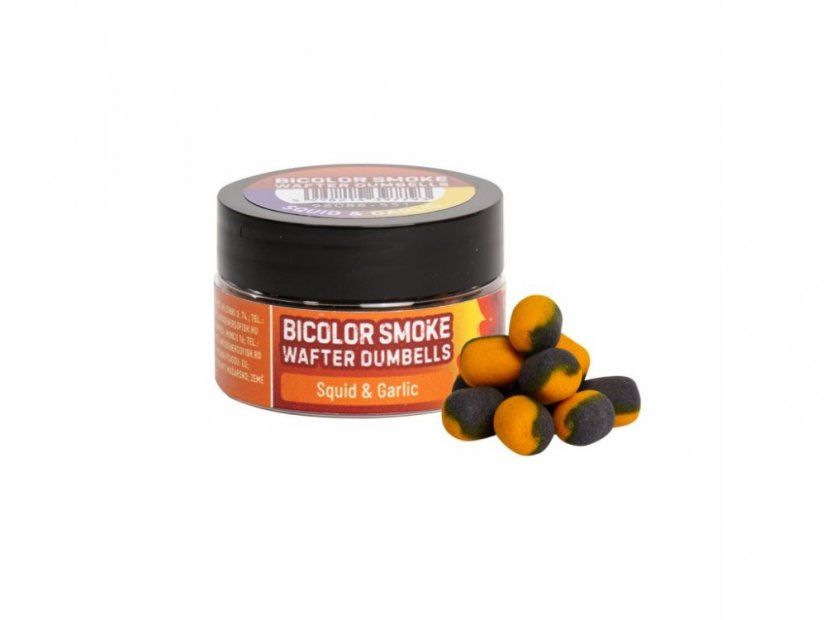 BENZAR MIX Bicolor Smoke Wafter Dumbells 10x8mm - Ízesítés: Csoki - Narancs