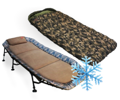 ZFISH CAMO SET LEHÁTKO + SPACÁK, BEDCHAIR + SLEEPING BAG