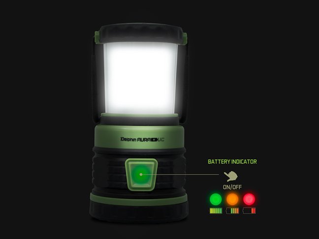 Kempingová lampa Delphin AURA+ UC 5400mAh