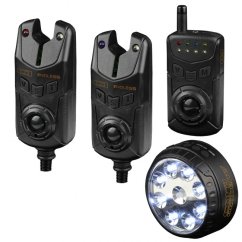 Carp Academy Endless sada signalizátorov 2+1 + Bivvy lamp