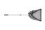 Podberák Delphin - kovový stred, pogum. sieťka - Rozměr, délka: 60x60/170cm