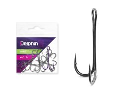 Kettes horog Delphin B! Double / 8db 2/0
