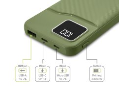 Powerbanka Delphin StoraX / 10 000 mAh