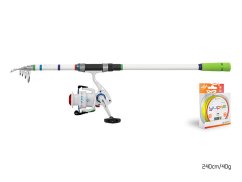 Delphin YUPIE horgász szett gyerekeknek  240cm + 3T + 0,22mm