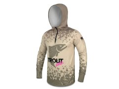 Tričko s kapucňou Delphin UV ARMOR 50+ Trout