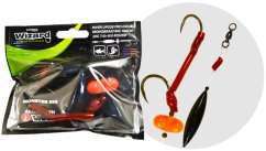 WIZARD MONSTER RIVER UPOSE PRO DOUBLE MONOBRAID RIG 20G 7/0+9/0 ROUND