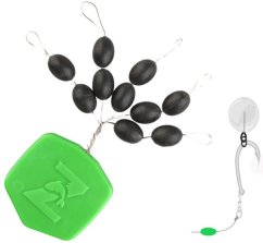ZFISH Tungsten Ovális Gyöngyök – 10 db