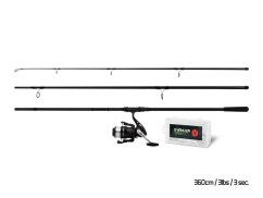 Kaprařský set Delphin YAKUZA 360cm/3lbs/3 díl