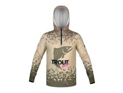 Tričko s kapucňou Delphin UV ARMOR 50+ Trout