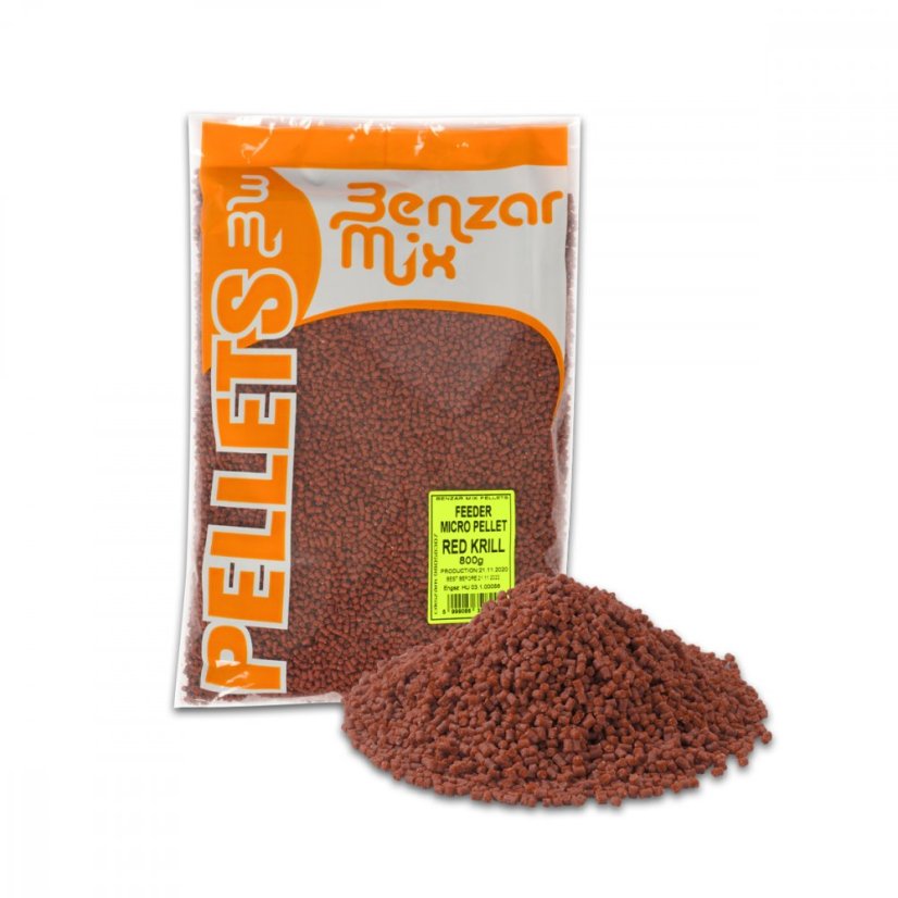 BENZÁR FEEDER MIKROPELLET 800G - Ízesítés: Ponty - Kárász