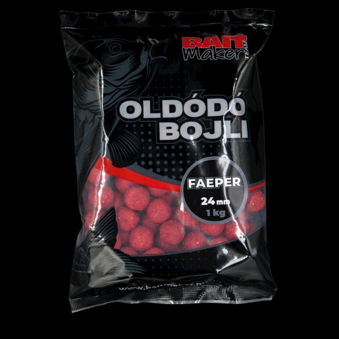 BAIT MAKER Oldódó bojli 24 mm - Ízesítés: Eperfa