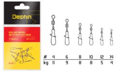 Rolling Swivel with Fastlock Snap B-01