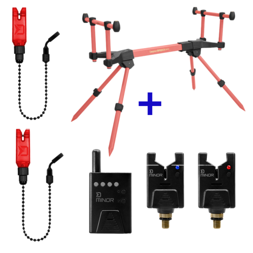 Rodpod BRONX Stalx QUEEN + Kapásjelző készlet MINOR 2+1 + 2x ChainBlock