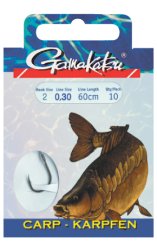 Gamakatsu Carp előkötött 10/cs (BKG-3310F)