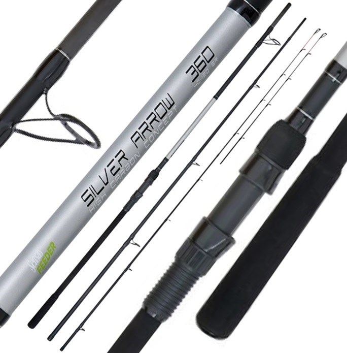 Sensas Silver Arrow Feeder Bot 3,9m 100-150g (3+2) részes