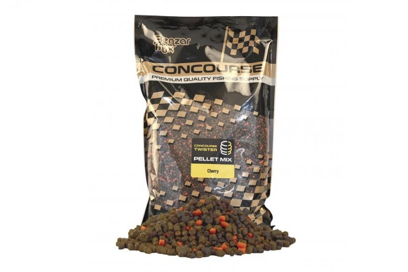 BENZÁR MIX CONCOURSE TWISTER PELLET MIX 800G - Ízesítés: Marcipán - Fokhagyma