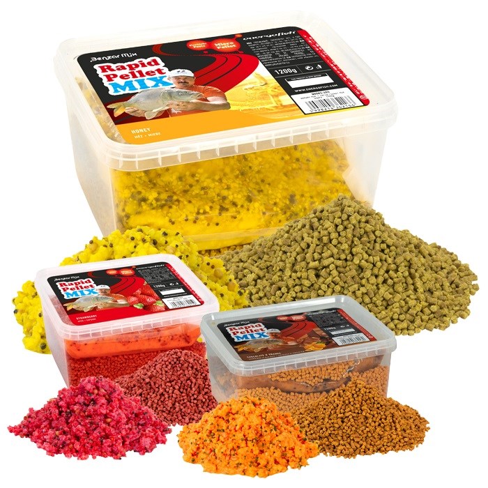 BENZÁR MIX RAPID PELLET MIX 1200G - Ízesítés: Méz