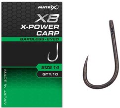 Matrix X8 - X-Power Carp Hooks barbless