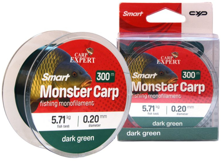 CARP EXPERT SMART MONSTER CARP DARK GREEN MONOFIL ZSINÓR 300m