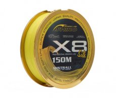 Mistrall Shiro Silk X8 150m žltá